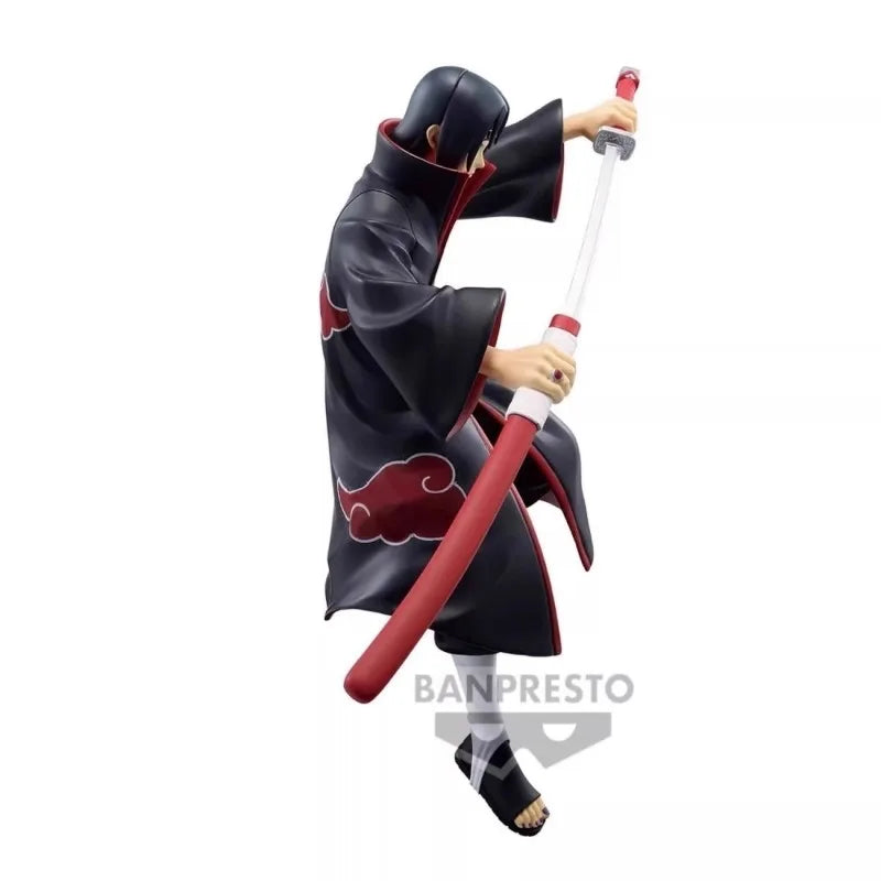 Bandai Original Action Figure BANPRESTO NARUTO NARUTOP99 Uchiha Itachi in PVC, Collectible Toy, Christmas Gift for Children