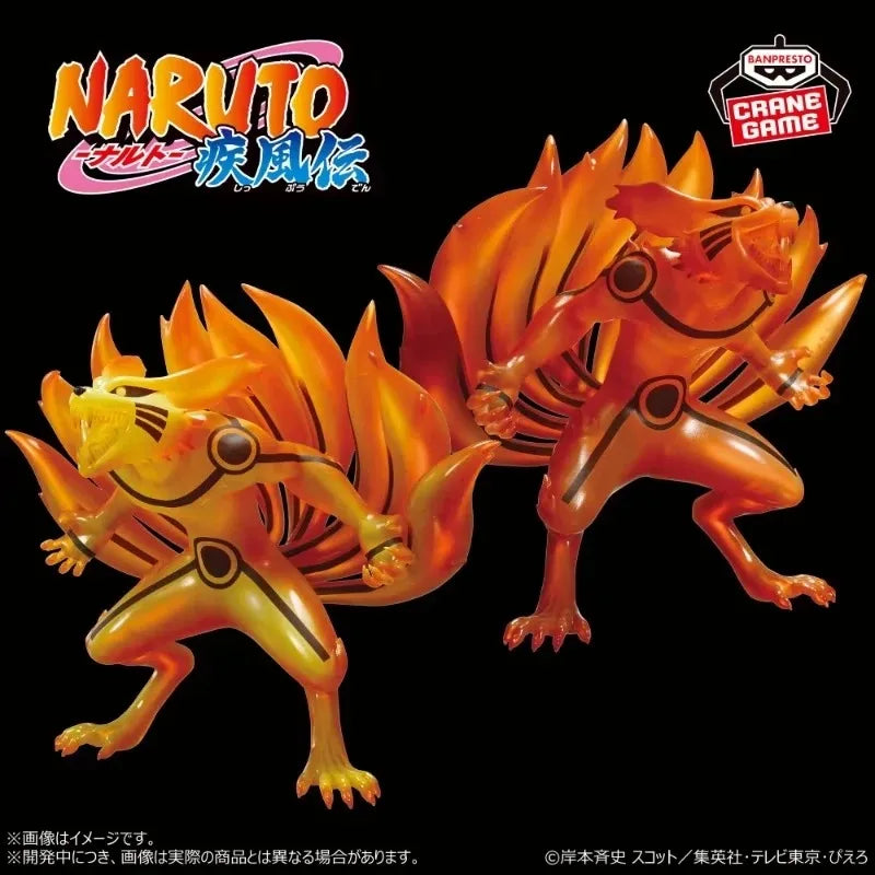 Bandai Original BANPRESTO Anime Naruto Shippūden Kurama Kyuubi PVC Figure Collectible Model Toy Gift