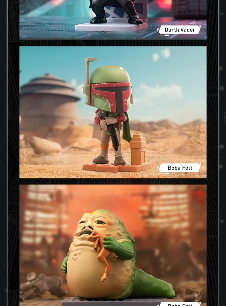 POP MART Star Wars série boîte aveugle devinez sac boîte mystère jouets poupée mignon Anime Figure ornements cadeau by LSDLBoutique.ch