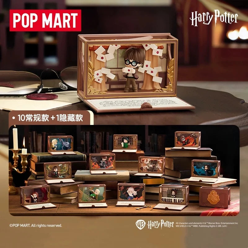 POPMART Harry Potter Poudlard série biographique boîte aveugle devinez sac jouets originaux poupée mignon Anime Figure ornements cadeau by LSDLBoutique.ch