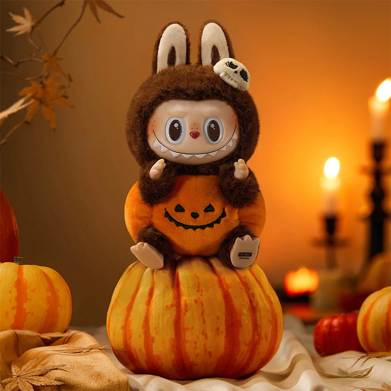 POP MART Vinyl Plush Sitting Pumpkin — Halloween Edition