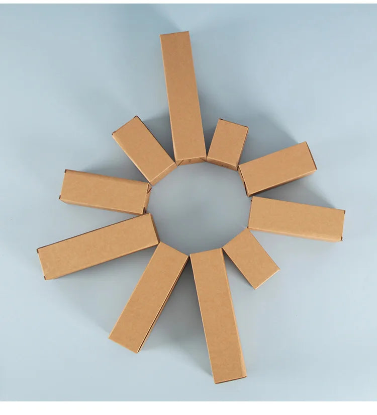 Corrugated Rectangular Cardboard Packaging Boxes, Pack of 20