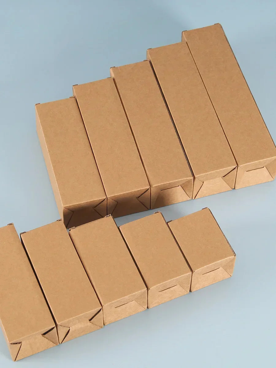 Corrugated Rectangular Cardboard Packaging Boxes, Pack of 20