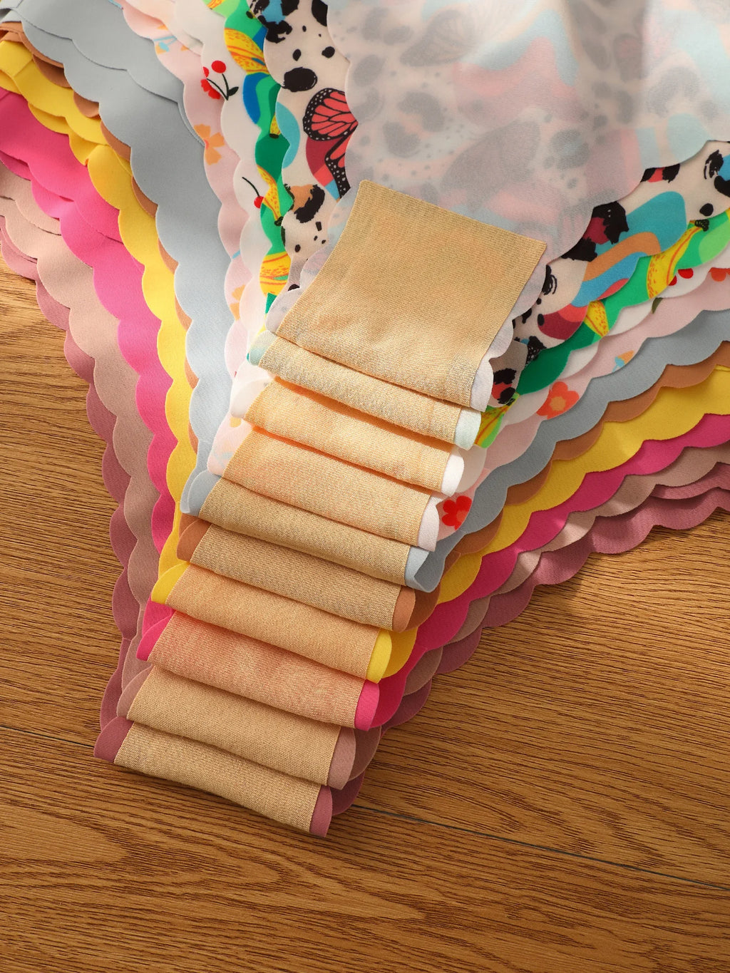 Culotte Sans Couture Triangle Ondulée Polyamide Spandex