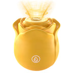1PC Rose Flower 2 In 1 Vibrator Sucking Beating Nipple Clitoral Stimulator Powerful G-spot Vaginal Vibrator Sex Toys for Women