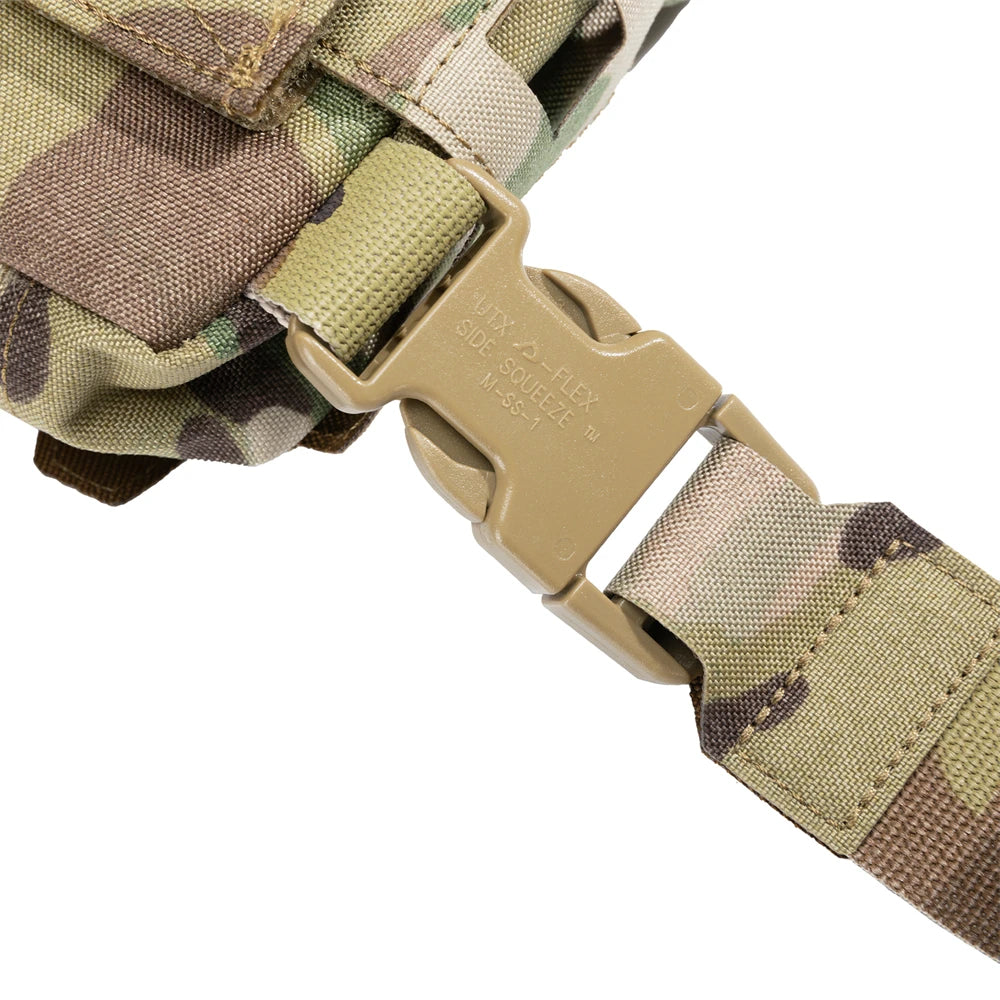 Spanker Tactical Chest Pouch Camouflage Nylon Cordura MOLLE