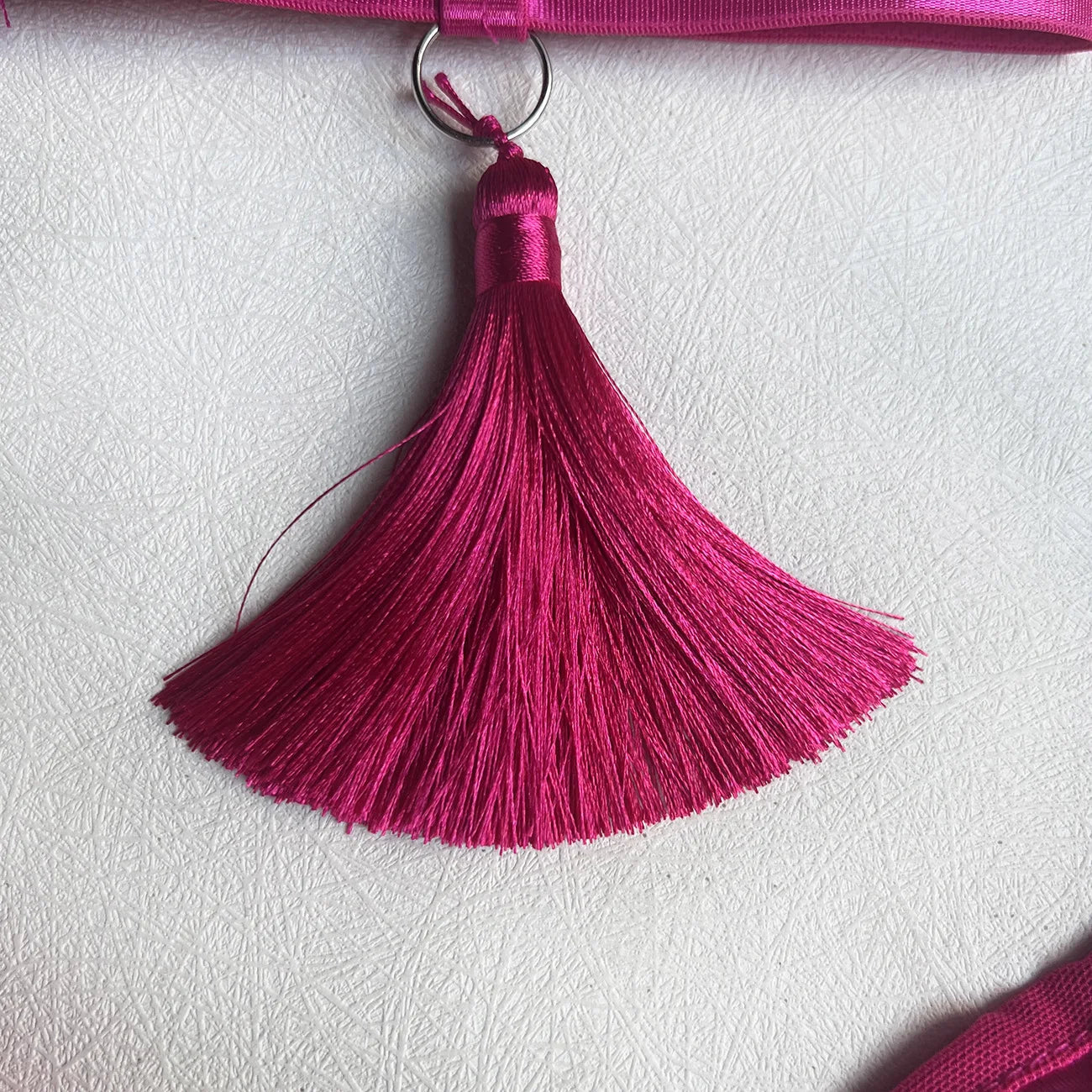 Ellolace Dessous-Set, feiner Satin und Spitze, Rot, 5-teilig