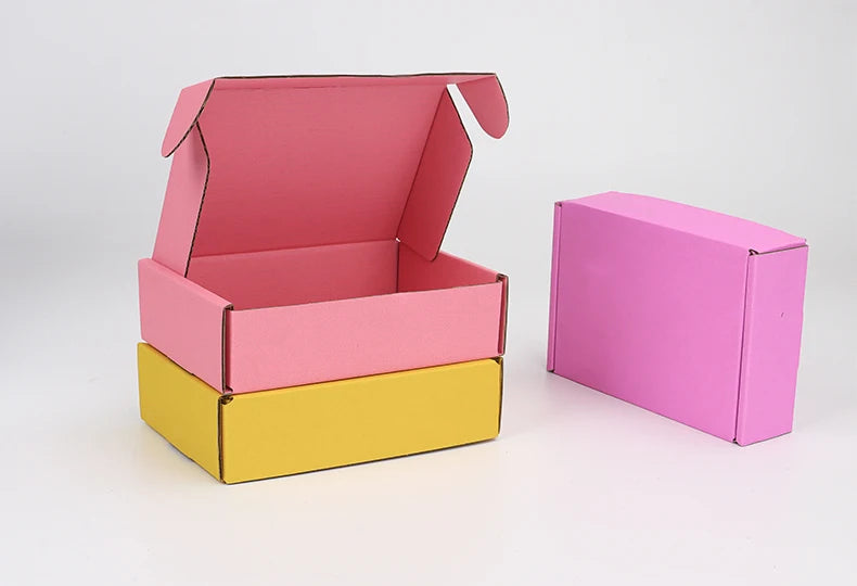 Thick Folding Box, Triple Layer Cardboard, Pack of 10 Colors