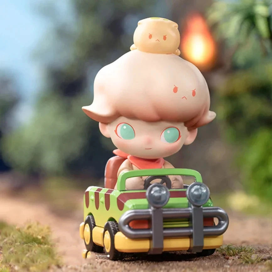 POP MART Dimoo Jurassic World Grüne PVC-Figur 8cm