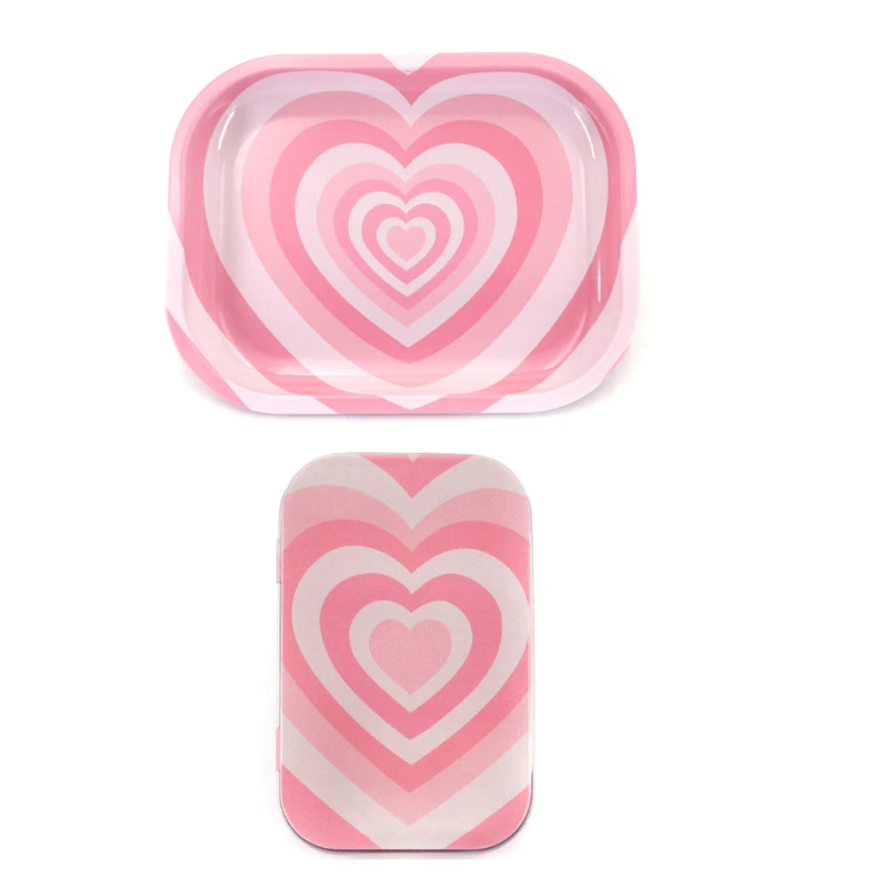 Rolling Tray 18x14 cm Tinplate For Tobacco 2 Pieces