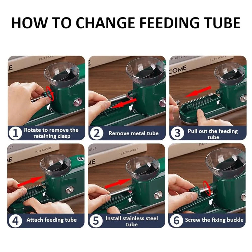 Elektrische Walzmaschine mit automatischem Edelstahllader