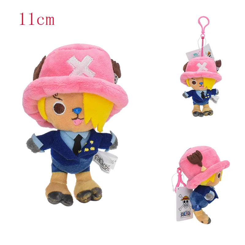 Peluche One Piece – Personnages des Straw Hat Pirates – Mini Tony Chopper et Compagnons