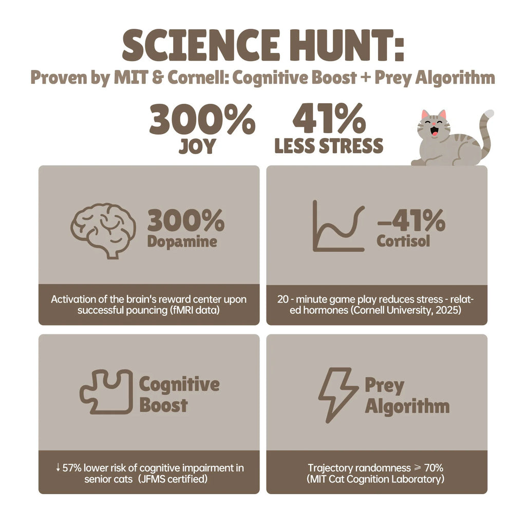 Jouet Chat Papillon Interactif Mouvement Activé Plumes Cachées