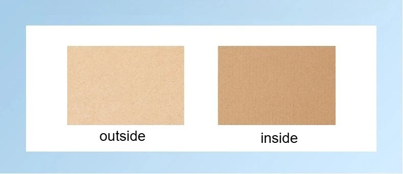 Thick Folding Box, Triple Layer Cardboard, Pack of 10 Colors