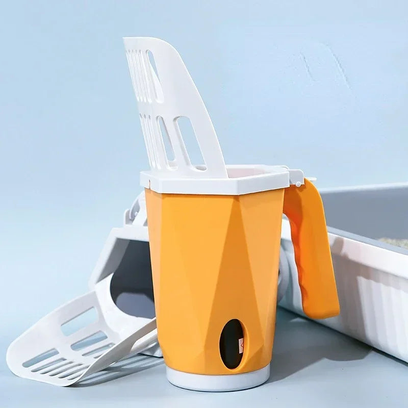 Cat Litter Scoop, Cat Sand Litter Box, Kitty Toilet Sandboxes Shovel, Pets Poop Sand Clean Artifact Tool