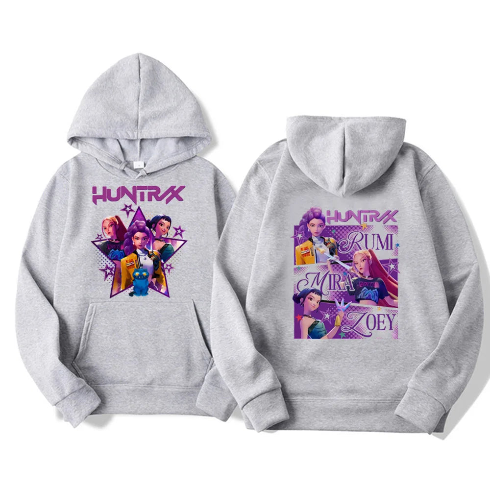 Huntrix Sweat Harajuku Mira Rumi Zoey Édition Limitée