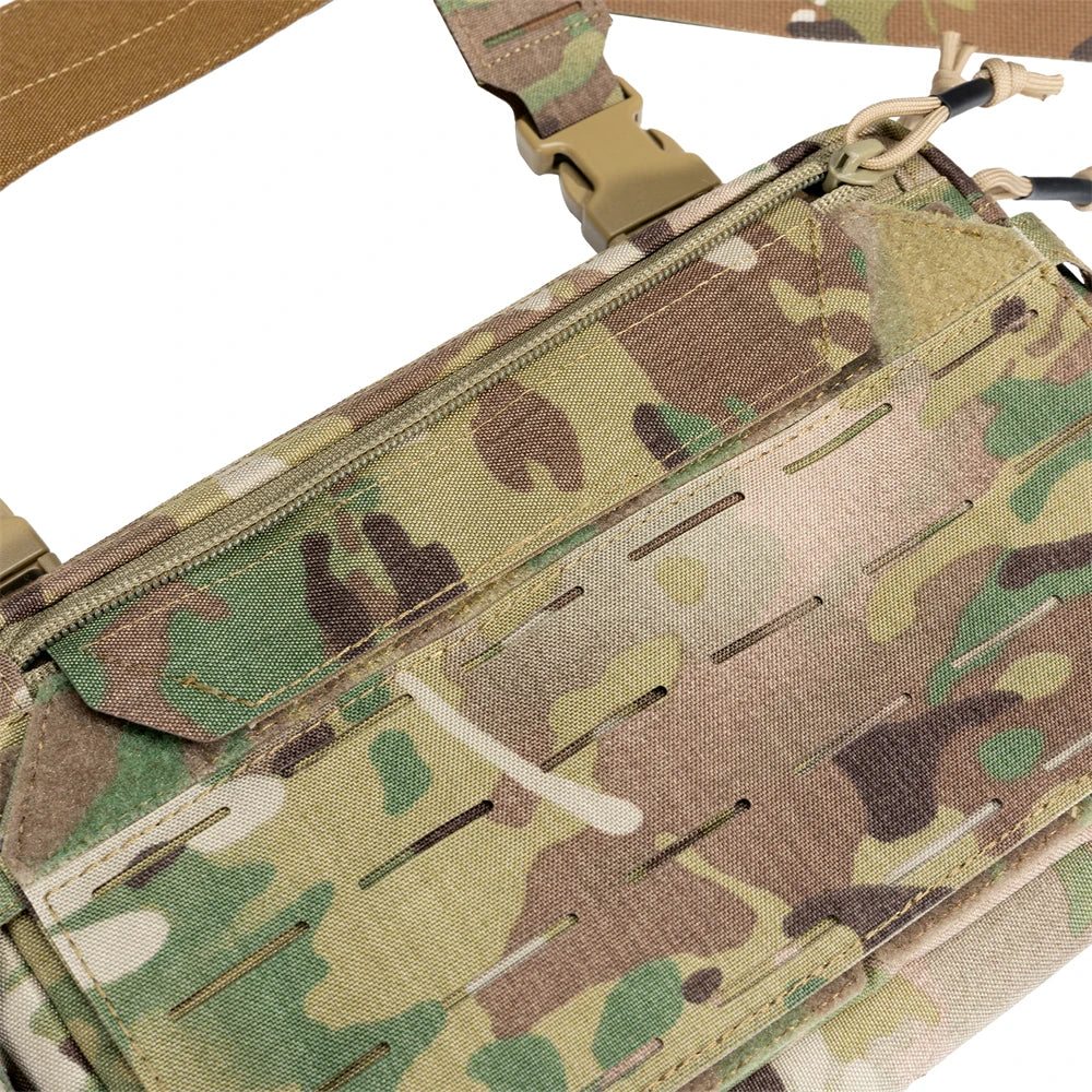 Spanker Pochette Poitrine Tactique Camouflage Nylon Cordura MOLLE