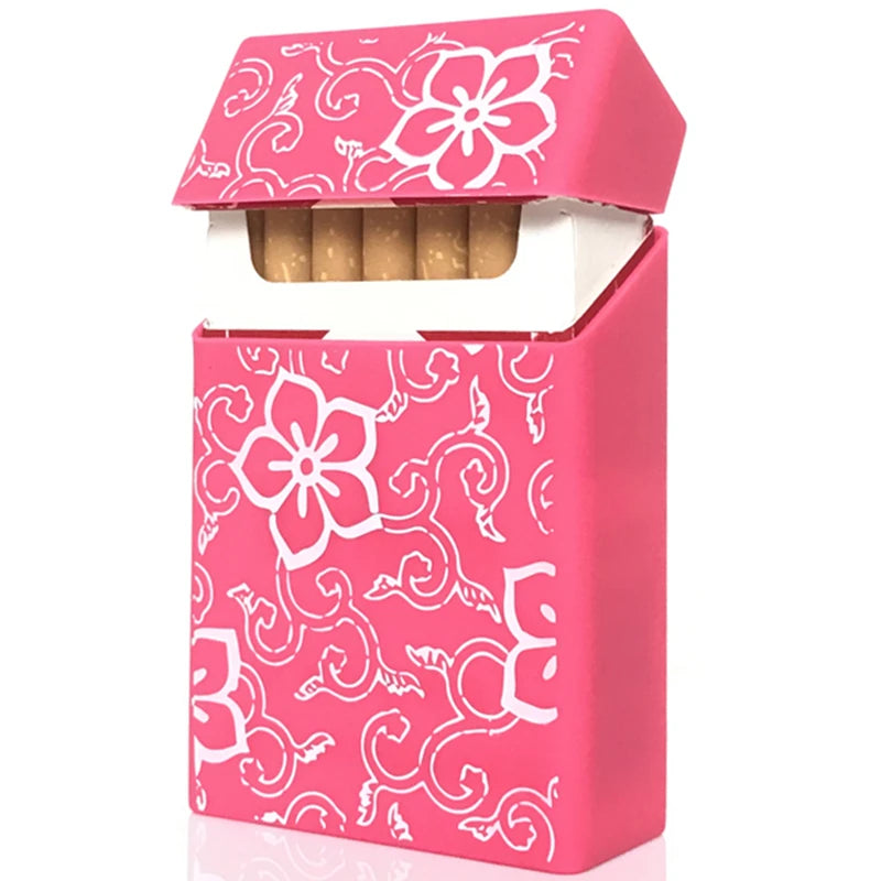 Etui Cigarettes Silicone Crâne Capacité 20 Cigarettes Pour Homme Femme