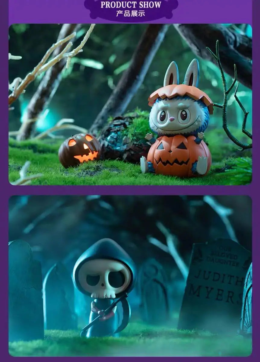 Pop Mart Labubu Halloween Monster Figur PVC 8 ​​cm