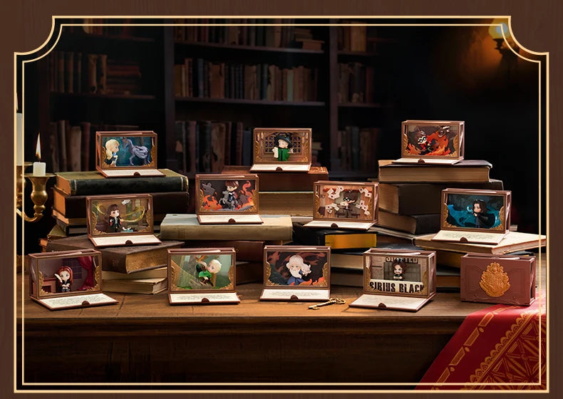 POPMART Harry Potter Poudlard série biographique boîte aveugle devinez sac jouets originaux poupée mignon Anime Figure ornements cadeau by LSDLBoutique.ch