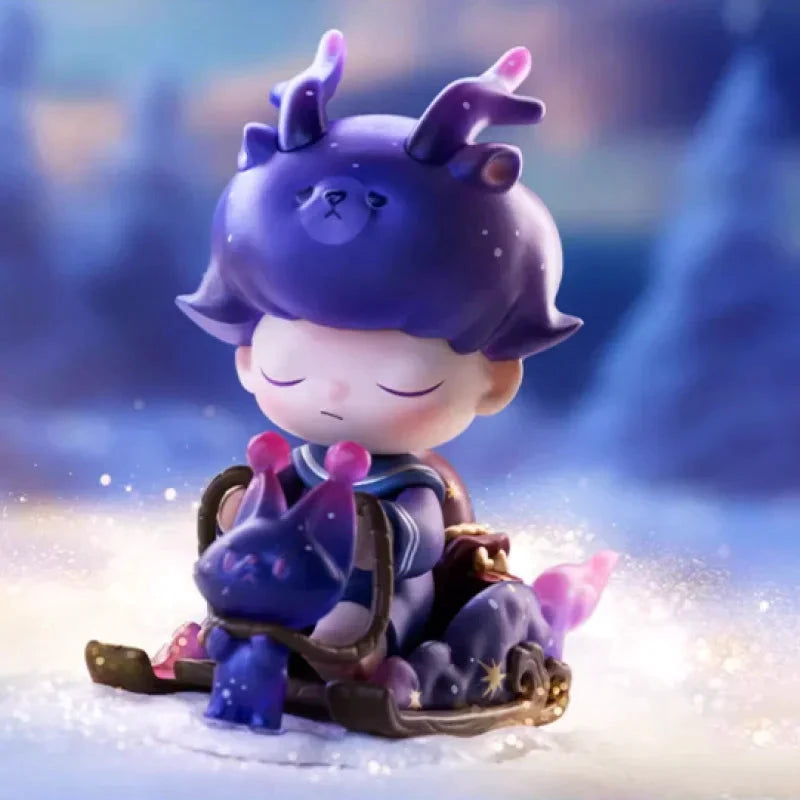 Pop Mart Dimoo Schneemann-Figur Blindbox PVC