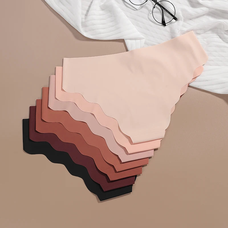 YMQJ Culotte Femme Taille Basse Laser Sans Couture