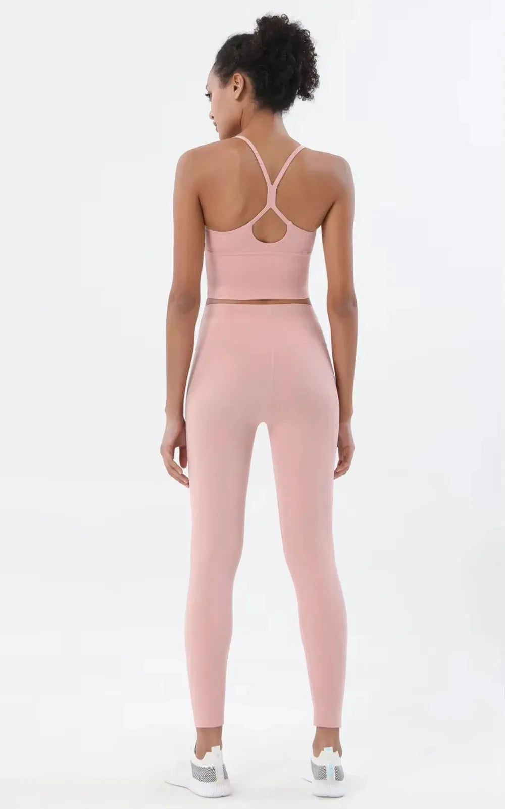 Naked Feeling Ensemble Sport Sans Couture Bleu Femme