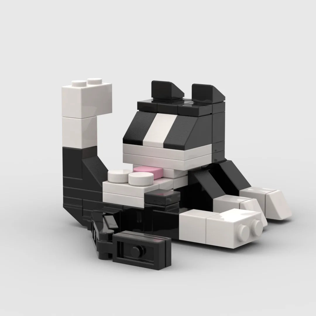 Série Animale 62 Pièces Briques MOC Chat Figures Bricolage Blocs De Construction Enfants Jeux Éducatifs Cadeau Anniversaire by LSDLBoutique.ch