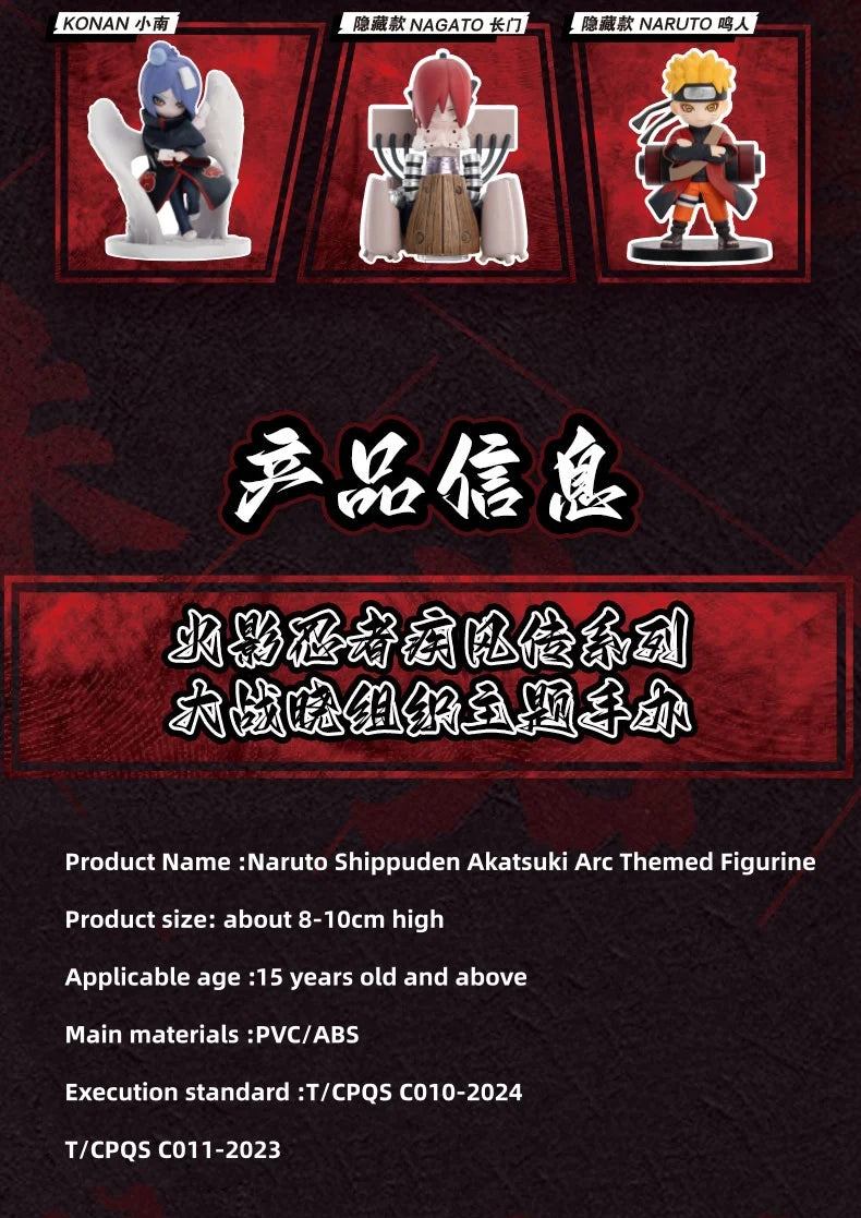 POP MART Naruto Shippuden Akatsuki Arc PVC Figure