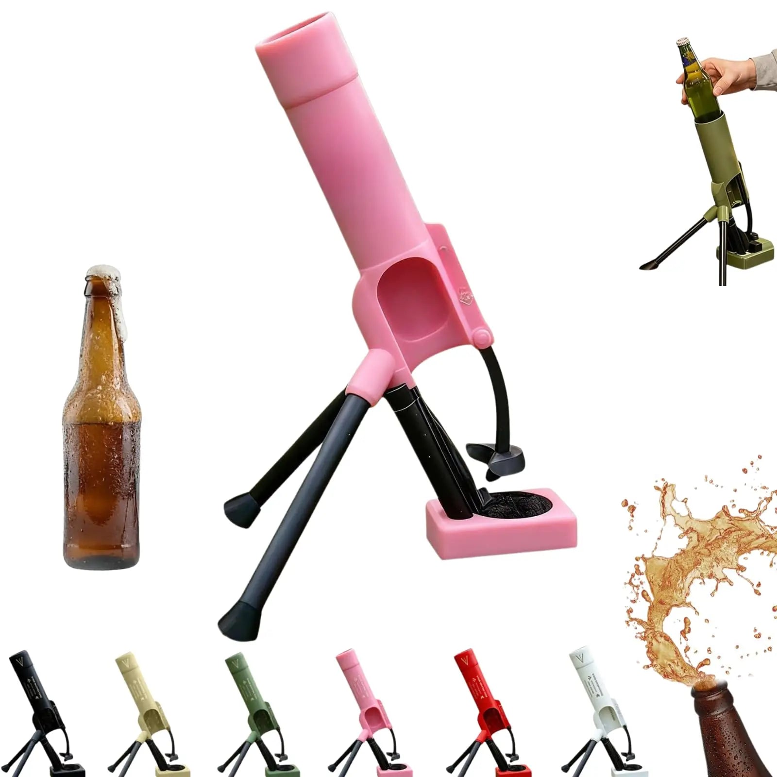 Décapsuleur en forme de mortier de 51 mm