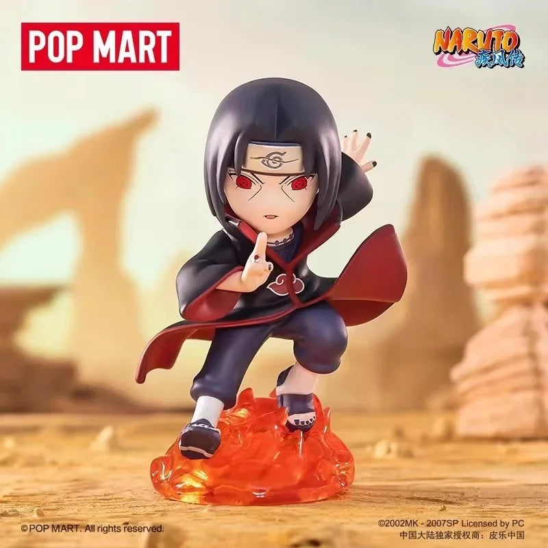 POP MART Naruto Sasuke Ninja World War Series Blind Box Toys Cute Surprise Guess Bag Doll Anime Figure Ornament Model…