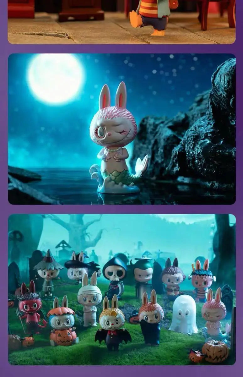 Pop Mart Labubu Halloween Monster Figur PVC 8 ​​cm