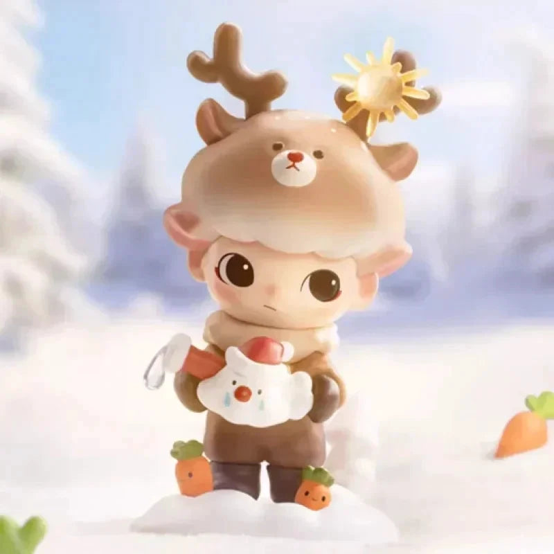 Pop Mart Dimoo Schneemann-Figur Blindbox PVC