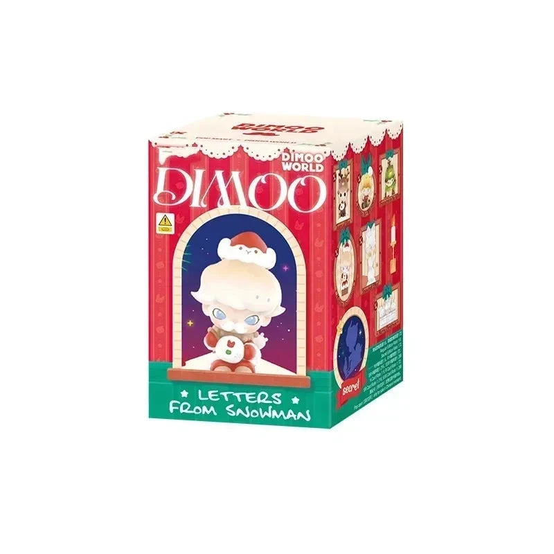 Pop Mart Dimoo Schneemann-Figur Blindbox PVC