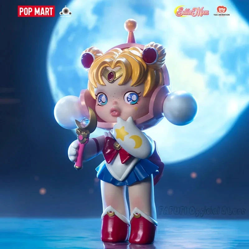 Pop Mart Panda-Figur Totenkopf Sailor Moon PVC Blindbox