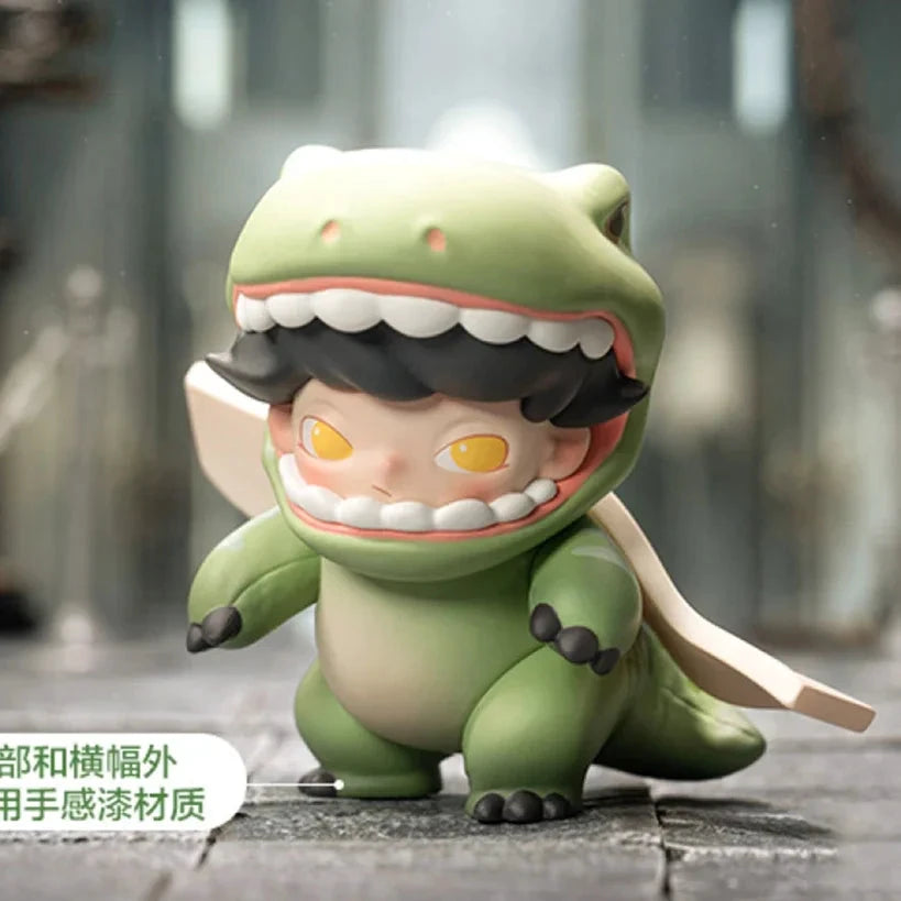 POP MART Dimoo Jurassic World Grüne PVC-Figur 8cm