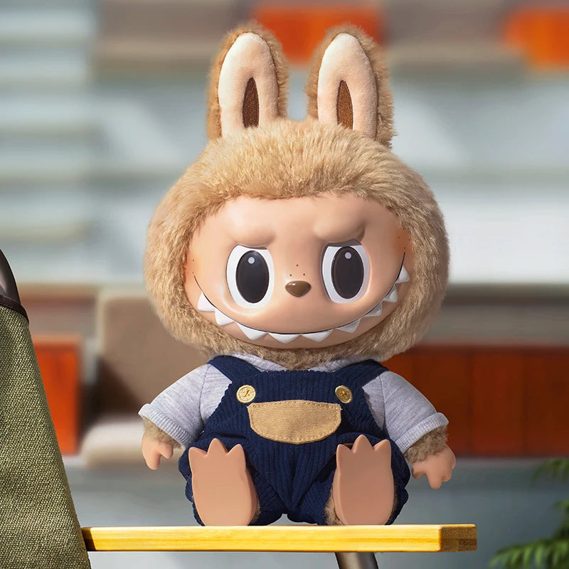 POP MART Labubu Time To Chill Beige Vinyl Plüschpuppe