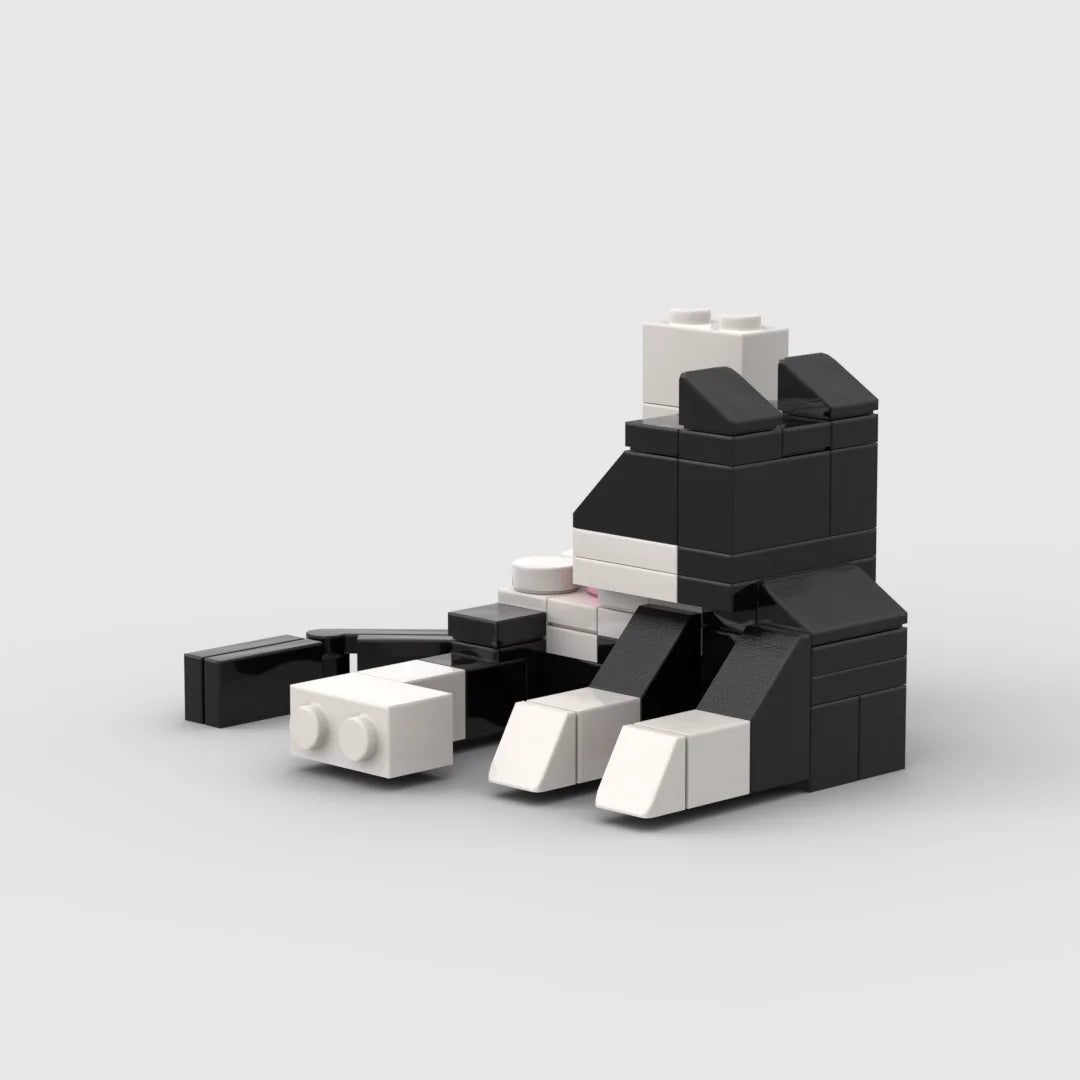 Série Animale 62 Pièces Briques MOC Chat Figures Bricolage Blocs De Construction Enfants Jeux Éducatifs Cadeau Anniversaire by LSDLBoutique.ch