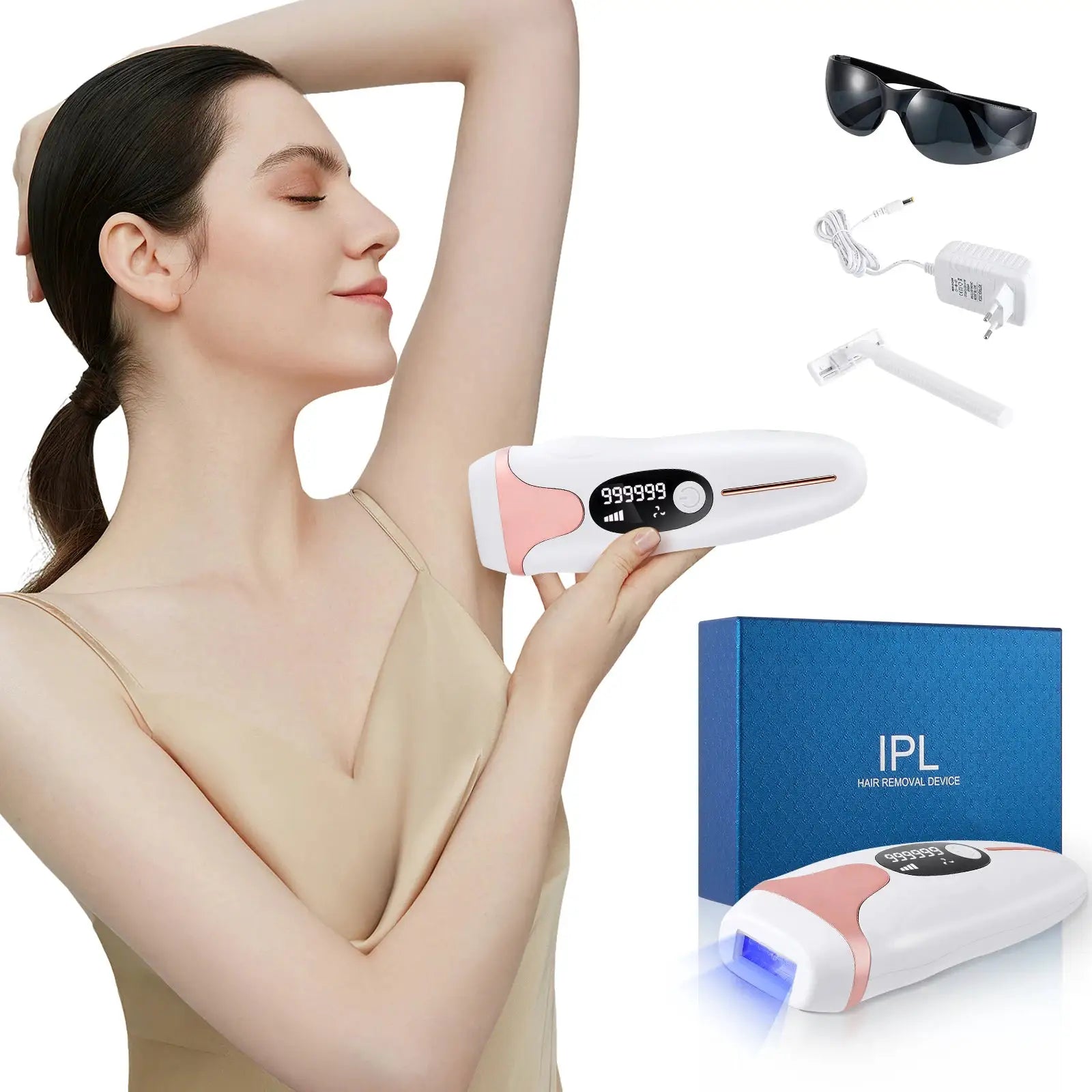 Épilateur à lumière pulsée IPL 999 900 flashs