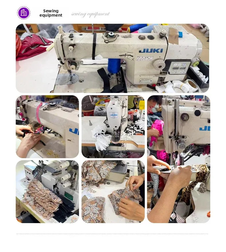 Les Secrets de Léa Ensemble Sous Vetements Maille Creuse Léopard Chaîne Métal