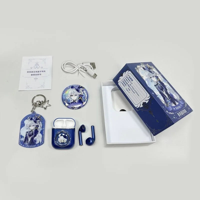 Venti Bluetooth Headset 5.4 Turquoise Genshin Impact Cosplay