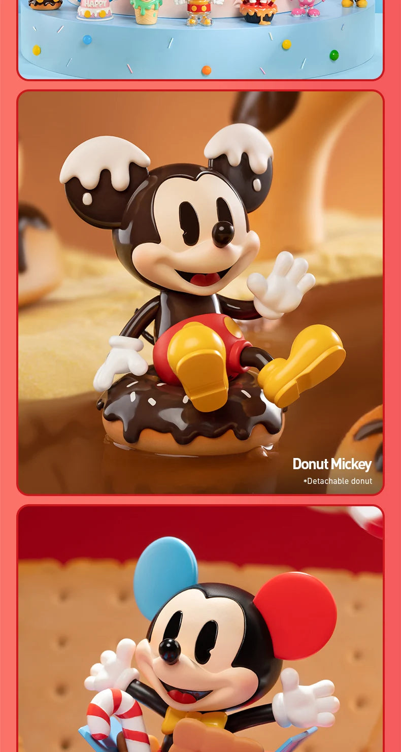 POP MART Figurine Mickey Disney PVC Kawaii Multicolore