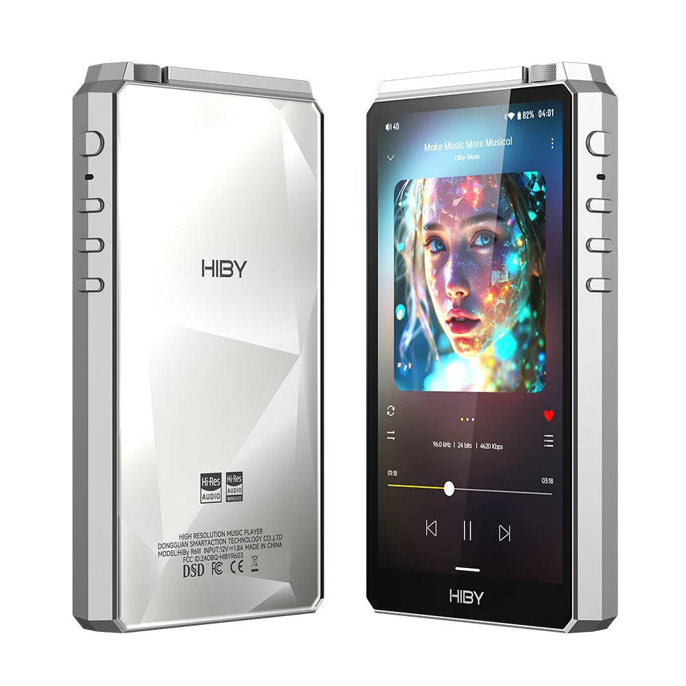 HiBy R6 III Lecteur Musique Portatif Aluminium Android 12