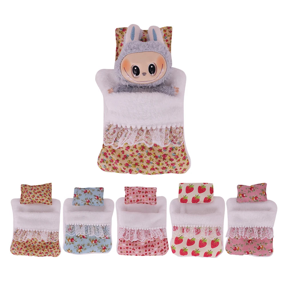 Labubu Sac De Couchage Pour Poupées 15 17 Cm Floral Imprimé Confortable Accessoire Lit Et Jeu Beaux Jouets by LSDLBoutique.ch