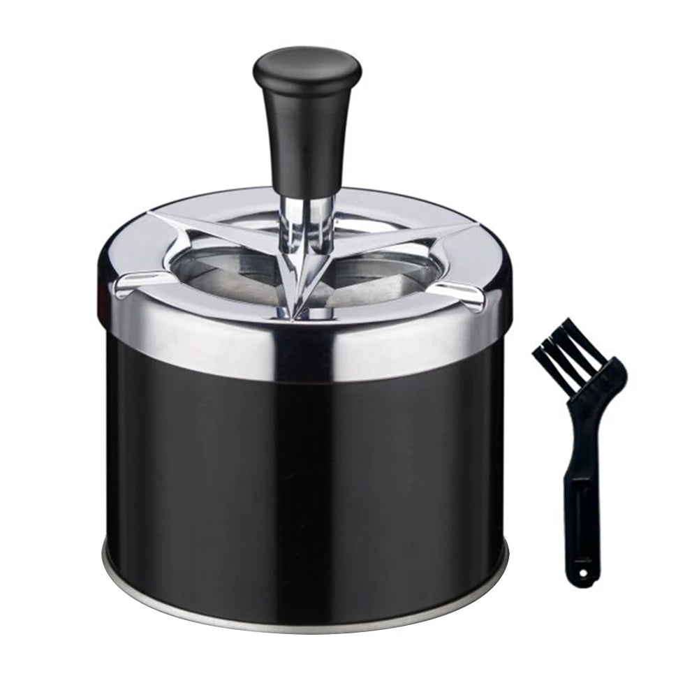 Cendrier Voiture Poussoir Couvercle Rotatif Autonettoyant Alloet