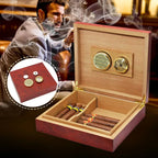 Premium wooden humidor, moisturized humidor, gift for your own use
