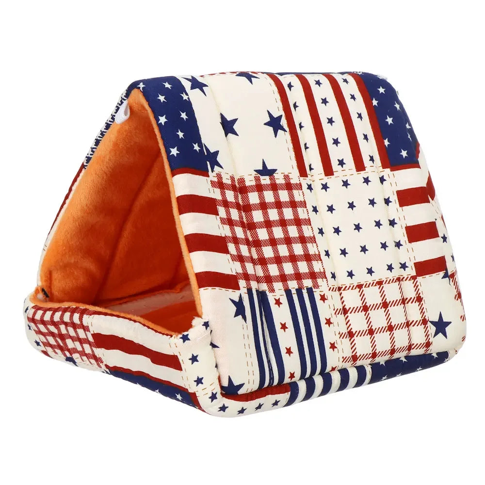 Lit De Couchage Dessin Animé Mignon Pour Lapin Souris Hamster Animal De Compagnie Maison Hivernale Chaude En Flanelle by LSDLBoutique.ch