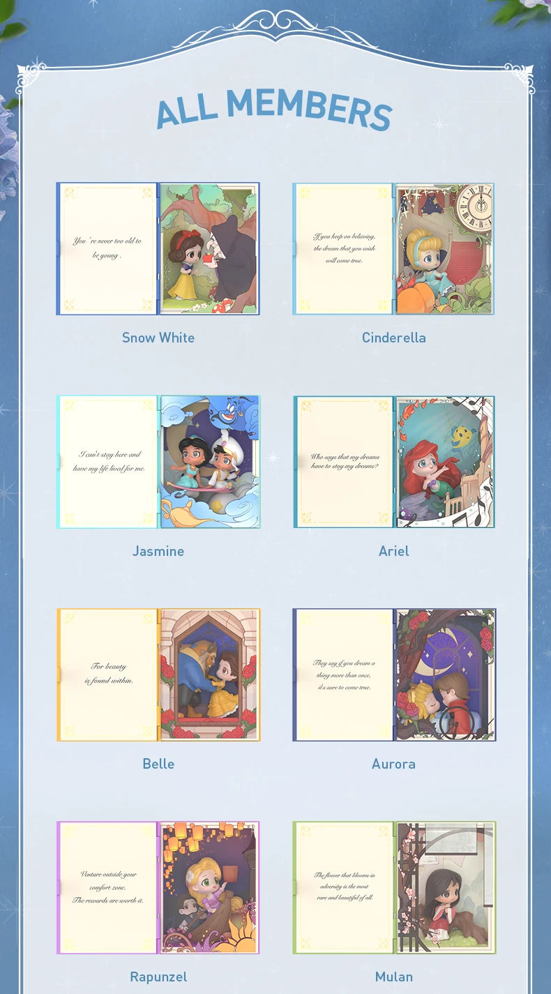 POP MART Disney Princess Fairy Tales Scene Set Blind Box