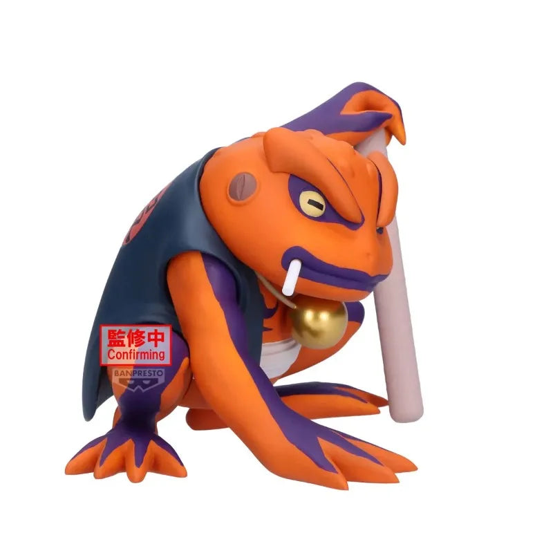 Bandai Original Banpresto Anime Naruto Shippuden Gamakichi PVC Collectible Figure Model Toy Gifts
