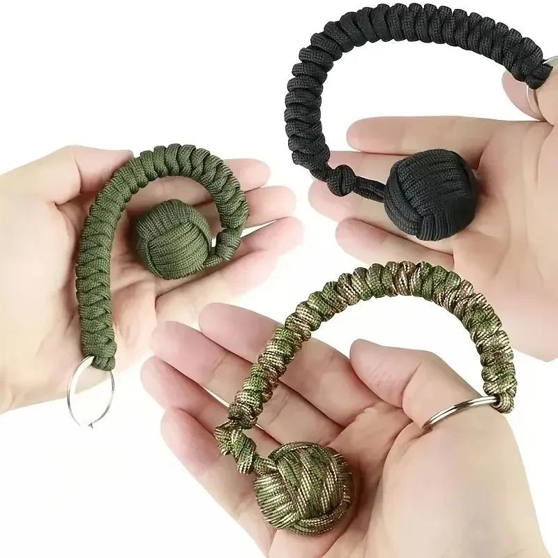 Umbrella Rope Self-Defense Steel Ball Monkey Fist